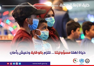 الالتزام بالاجراءات الصحية للوقاية من وباء كورونا